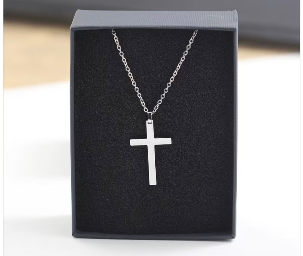 Stainless steel cross necklace