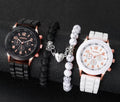 Silicone watch couples set
