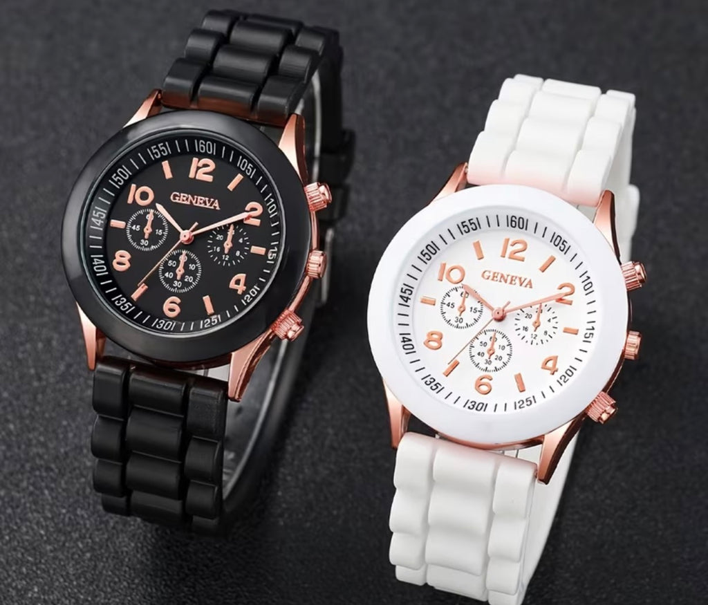 Silicone watch couples set