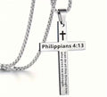 Stainless steel cross pendant